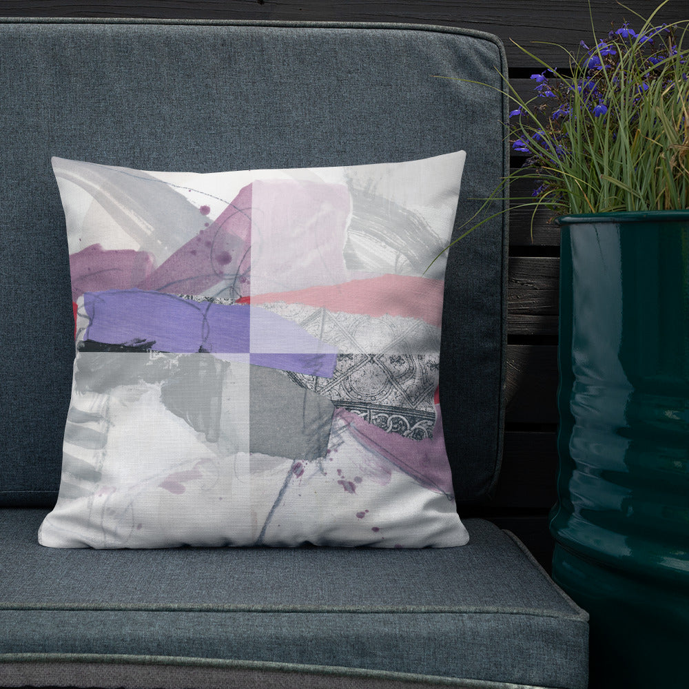 Crisp linen-like fabric pillow #2
