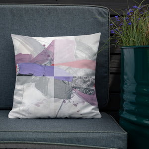 Crisp linen-like fabric pillow #2