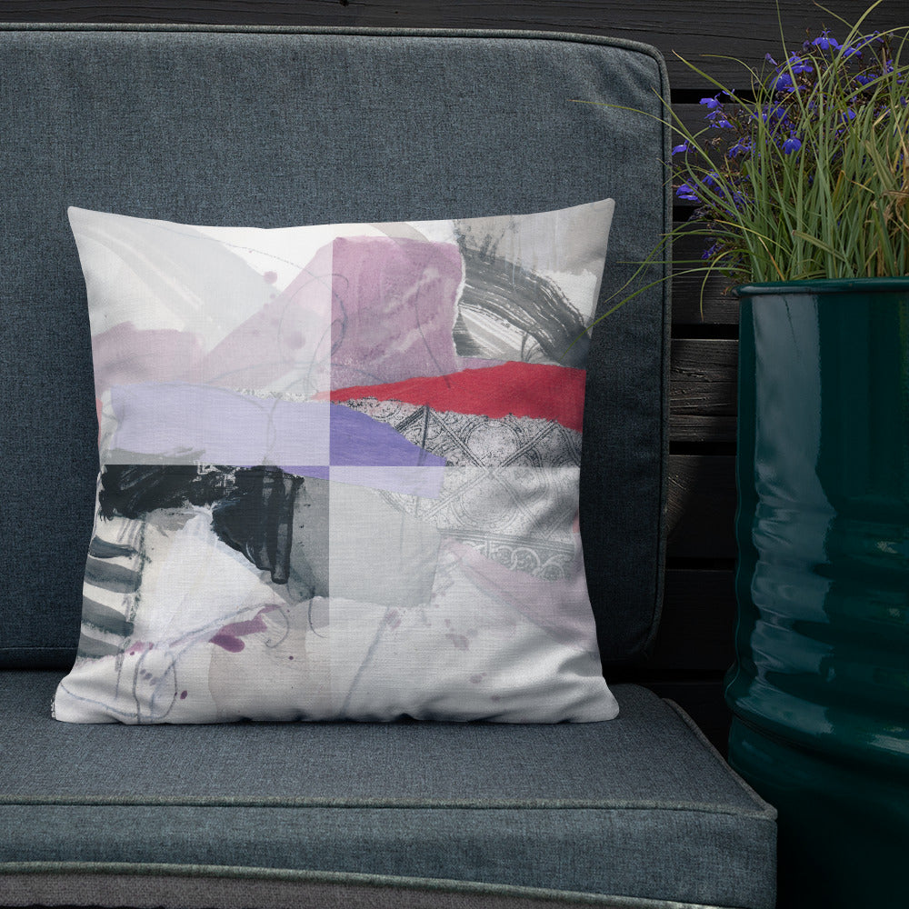 Crisp linen-like fabric pillow #2