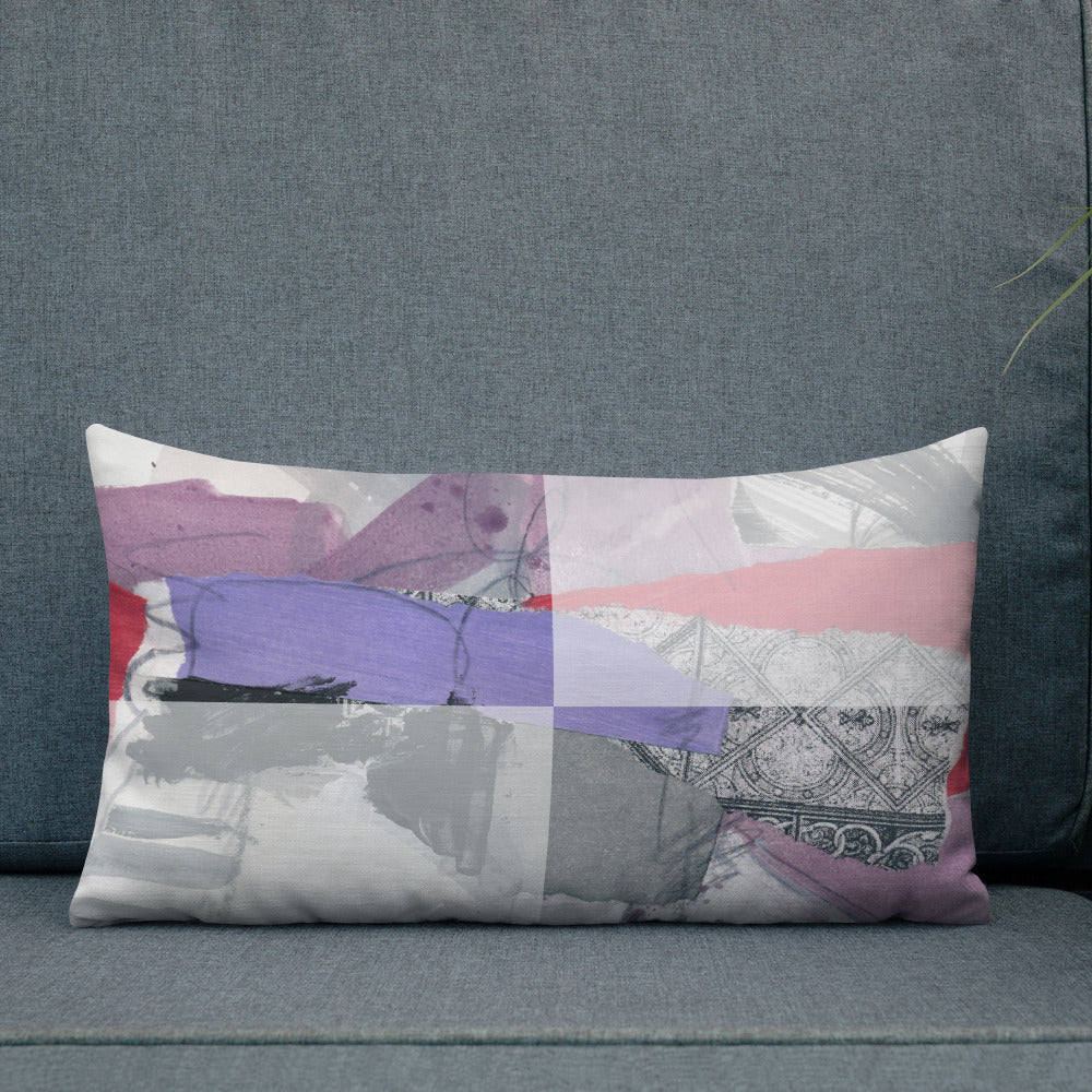 Crisp linen-like fabric pillow #2
