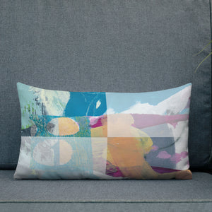 Crisp linen-like fabric pillow #3