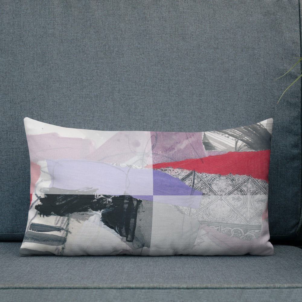 Crisp linen-like fabric pillow #2