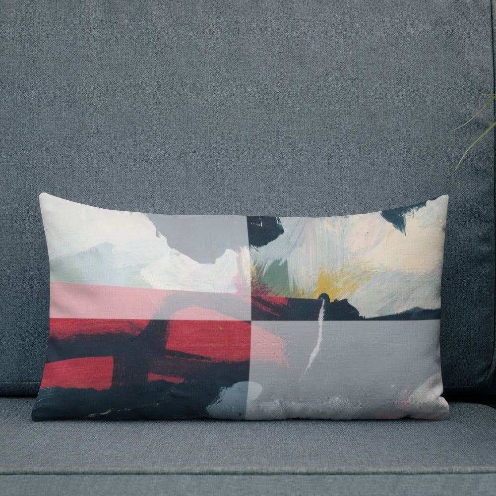 Crisp linen-like fabric pillow #4