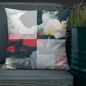 Crisp linen-like fabric pillow #4