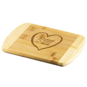 Bamboo cutting board, kitchen decor, cooking utensils, kitchen tools, home cook, cooking theme, laser etched design, - cooking#7